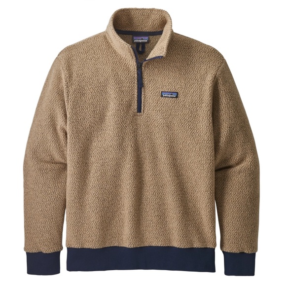 Patagonia Other - Patagonia Sherpa Quarter Zip Fleece Pullover men's XL Tan outdoor spring ready